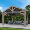 Yardistry 16x14 Timber Frame Pavilion Kit (YM12904COM)