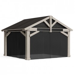 Yardistry 16x14 Timber Frame Pavilion Mosquito Mesh Kit (YM12928COM)