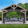 Yardistry 16x14 Timber Frame Pavilion Mosquito Mesh Kit (YM12928COM)