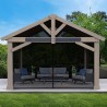 Yardistry 16x14 Timber Frame Pavilion Mosquito Mesh Kit (YM12928COM)