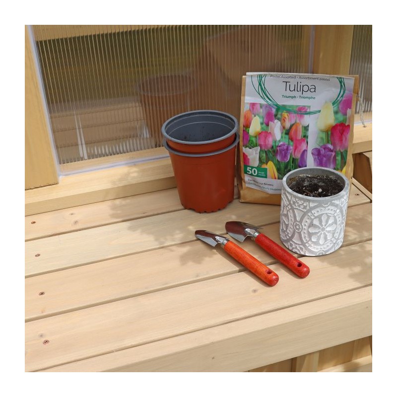 Yardistry Meridian Greenhouse Workstation (YM11816COM)