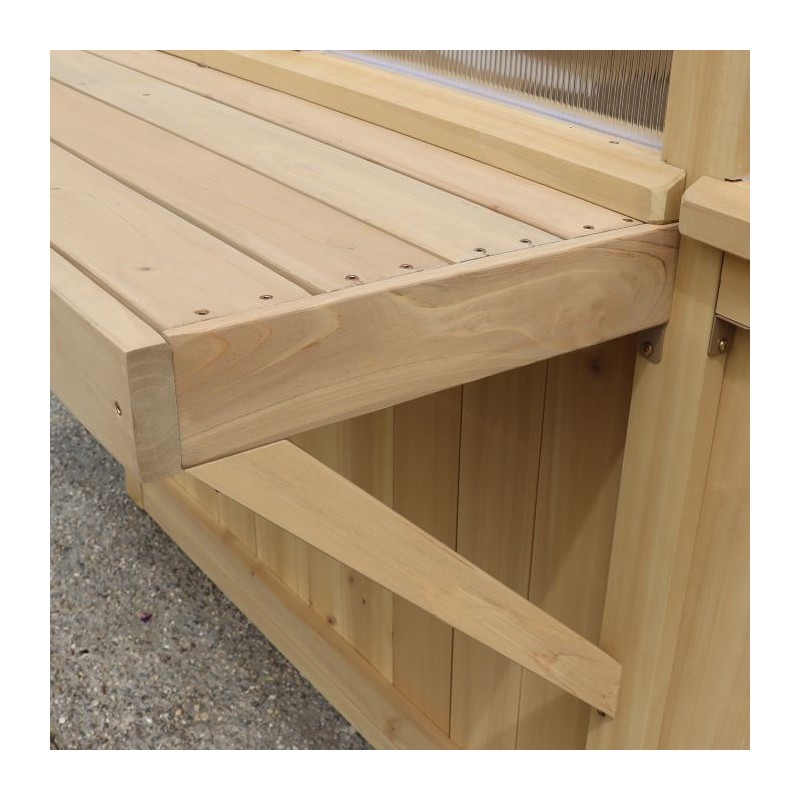 Yardistry Meridian Greenhouse Workstation (YM11816COM)