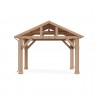 Yardistry 14 x 12 Wood Pavilion Kit with Aluminum Roof (YM12949COM)