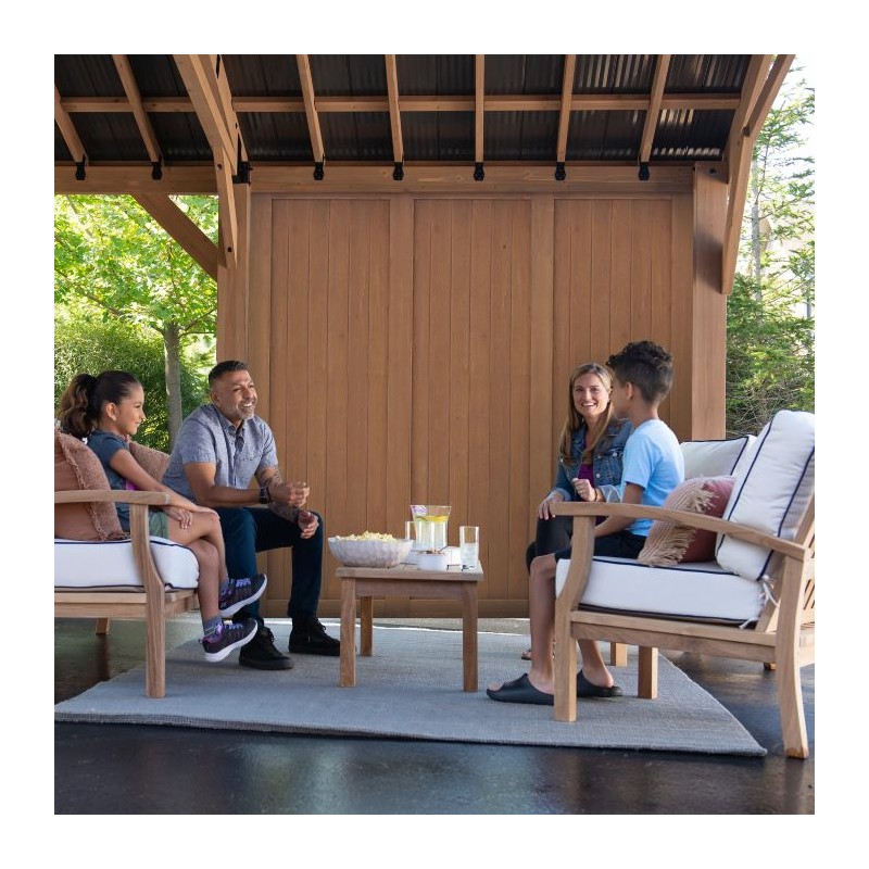 Yardistry Privacy Wall for Multi-Purpose Shade Structure (YM12728COM)