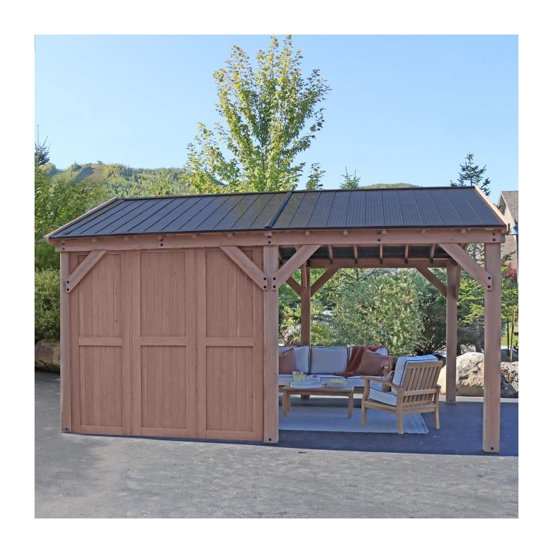 Yardistry Privacy Wall for Multi-Purpose Shade Structure (YM12728COM)