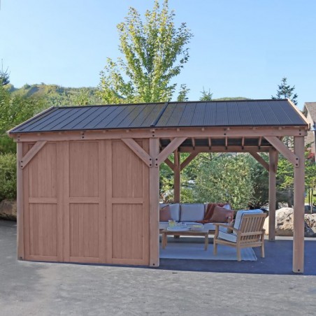 Yardistry Privacy Wall for Multi-Purpose Shade Structure (YM12728COM)