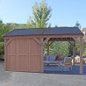 Yardistry Privacy Wall for Multi-Purpose Shade Structure (YM12728COM)