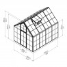 Palram 6x8 Snap & Grow Hobby Greenhouse Kit - Silver (HG6008) Palram 6x8 Snap & Grow Hobby Greenhouse Kit - Silver (HG6008)
