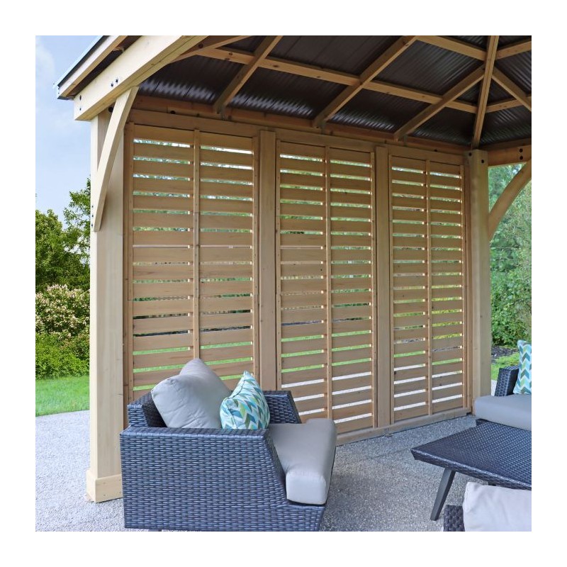 Yardistry Meridian 10' Privacy Wall (YM11811COM)