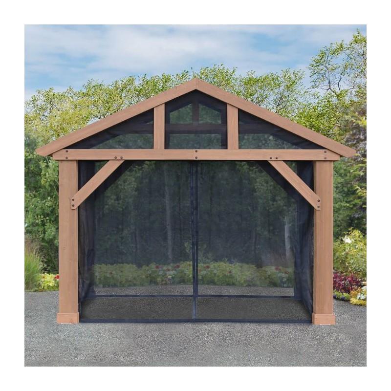 Yardistry 14x12 Pavilion Mesh Kit (YM12834XCOM)