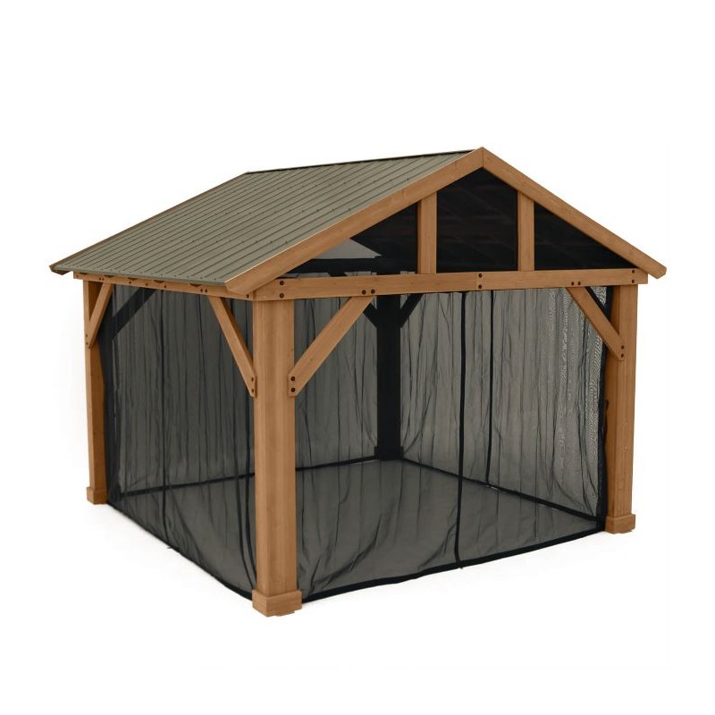 Yardistry 14x12 Pavilion Mesh Kit (YM12834XCOM)
