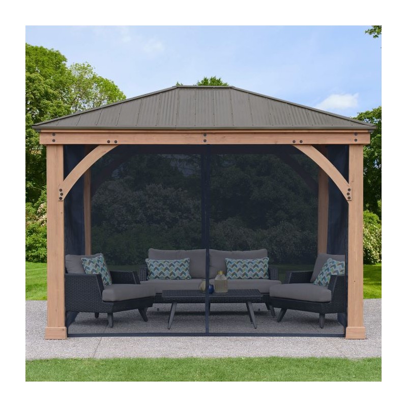 Yardistry 12x10 Gazebo Mesh Kit (YM12938XCOM)