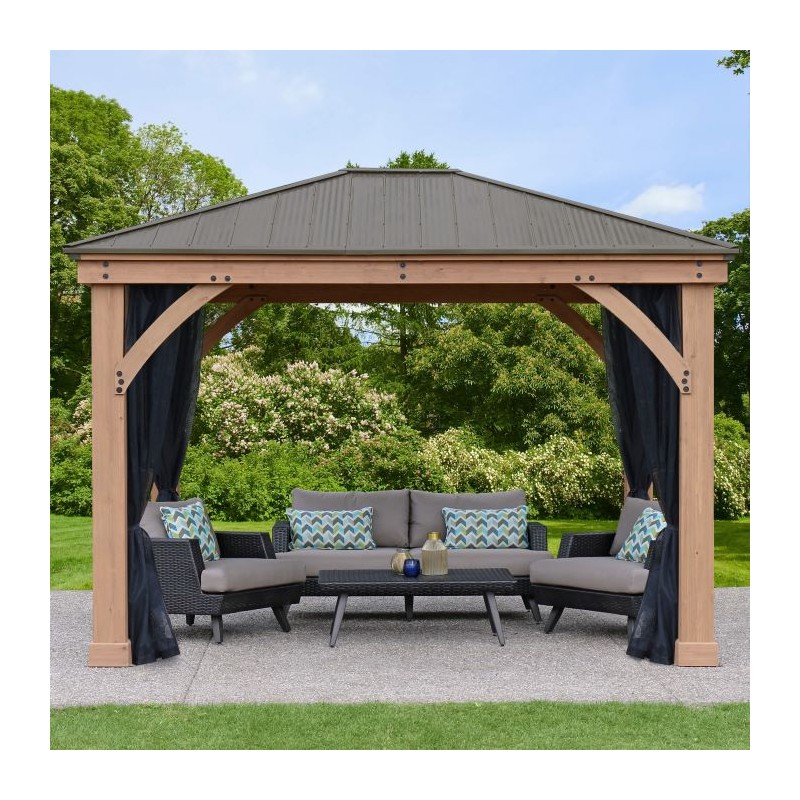Yardistry 12x10 Gazebo Mesh Kit (YM12938)