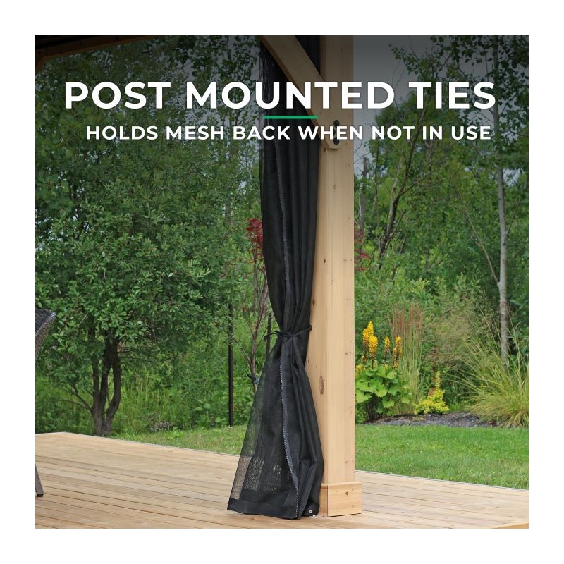 Yardistry Meridian 12x24 Mesh Kit (YM12789COM)