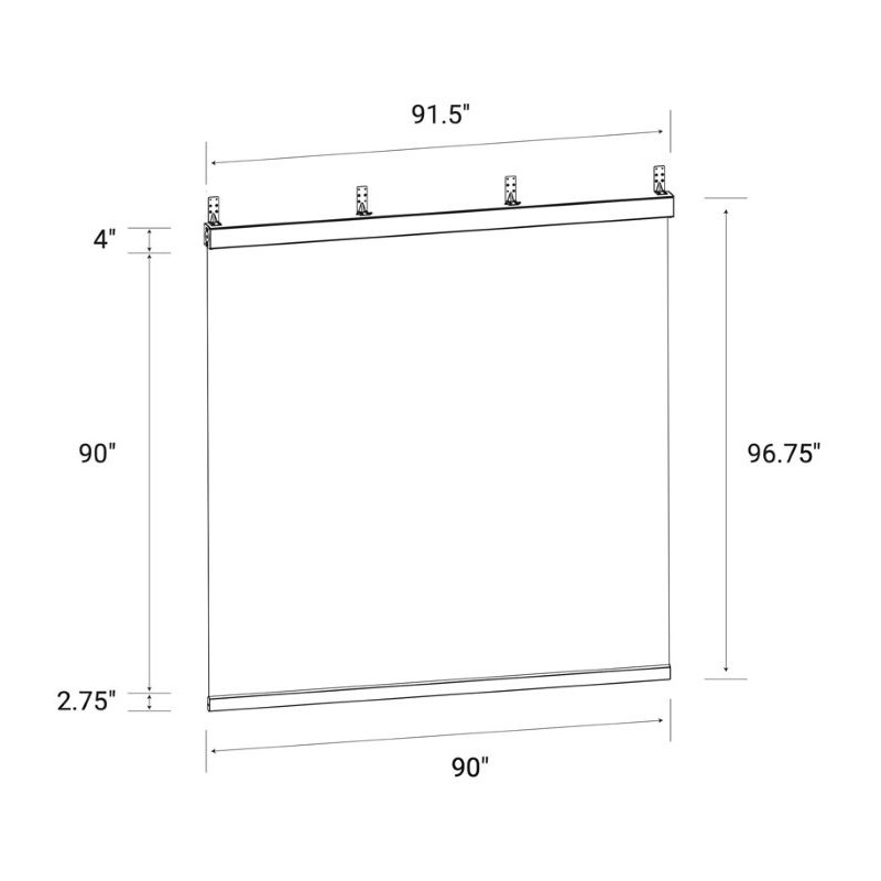 Yardistry 7.5 x 7.5 Outdoor Roller Shade (YM12727)