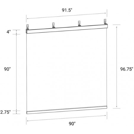 Yardistry 7.5 x 7.5 Outdoor Roller Shade (YM12727COM)