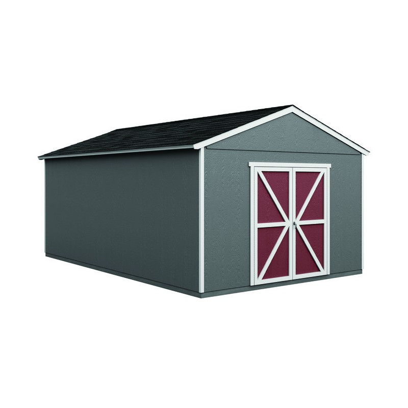 Handy Home  Astoria 12x20 Wood Storage Shed Kit w/ Floor (19421-4)