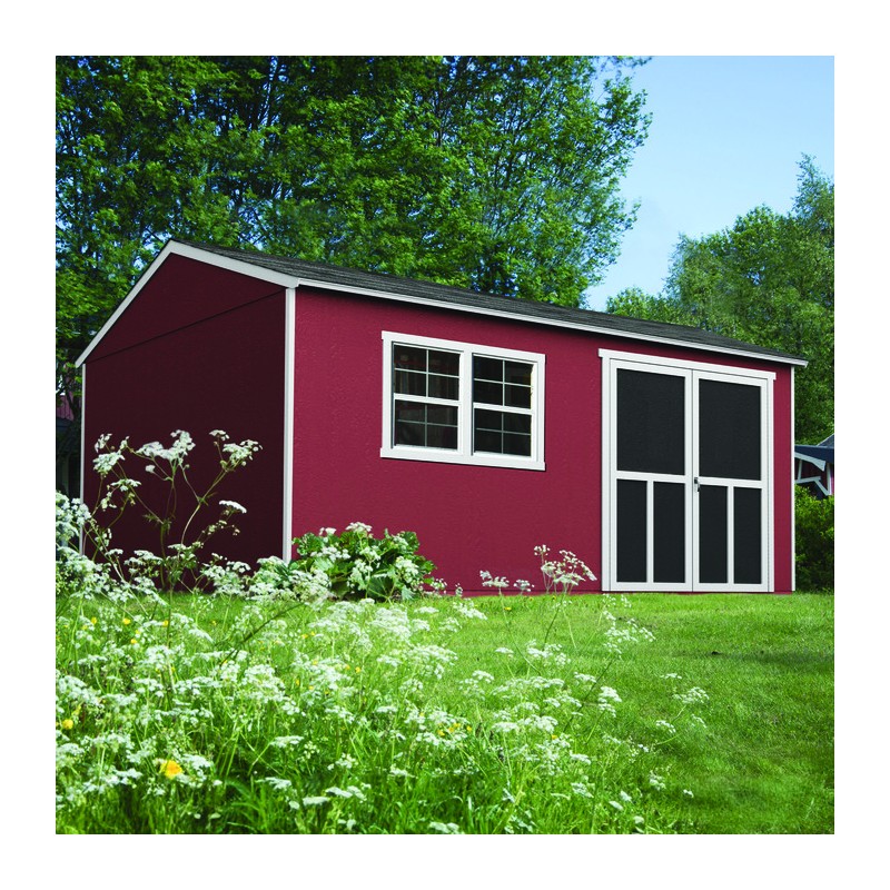 Handy Home  Astoria 12x20 Wood Storage Shed Kit w/ Floor (19421-4)