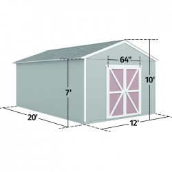 Handy Home Astoria 12x20 Wood Storage Shed Kit (19419-1)