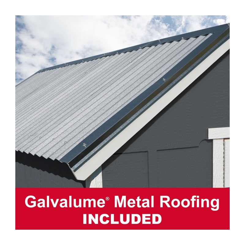 Handy Home Acadia 10x8 with Metal Roof and Floor (19774-1)