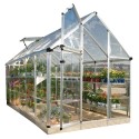 Palram  6x12 Snap & Grow Hobby Greenhouse Kit - Silver (HG6012)