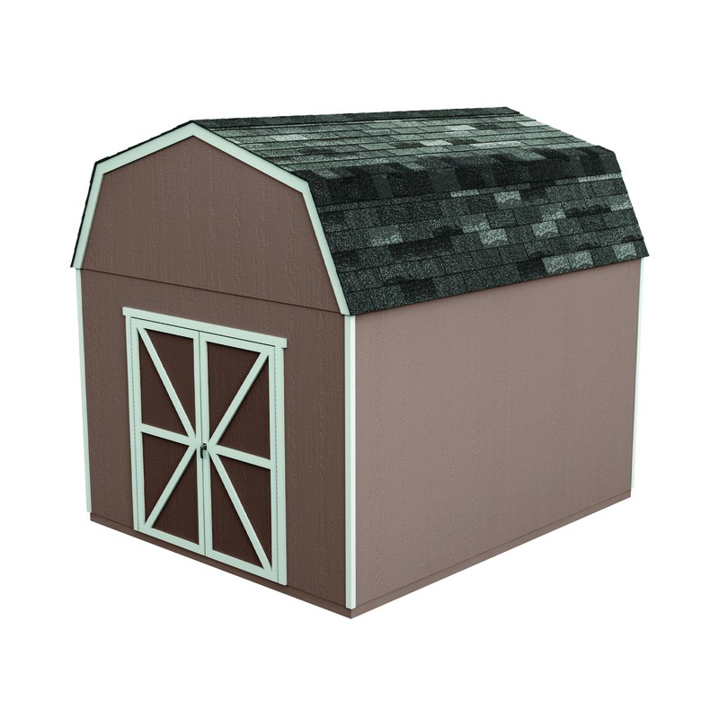 Handy Home Braymore 10x12 Wood Storage Shed Kit w/ Floor (19453-5)