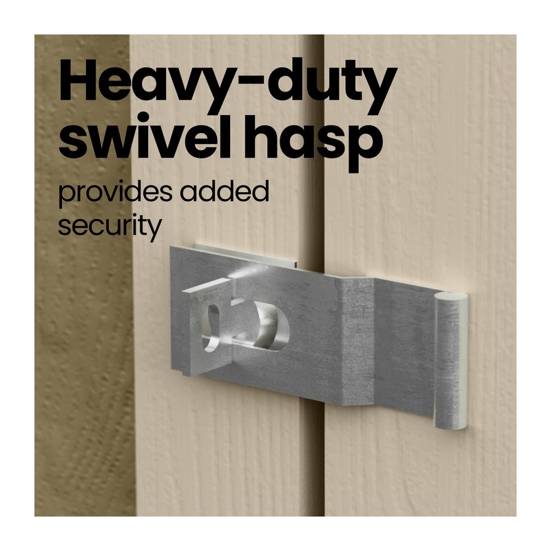 Handy Home 8x8 Madera Wood Storage Shed Kit w/ Floor (19775-8)