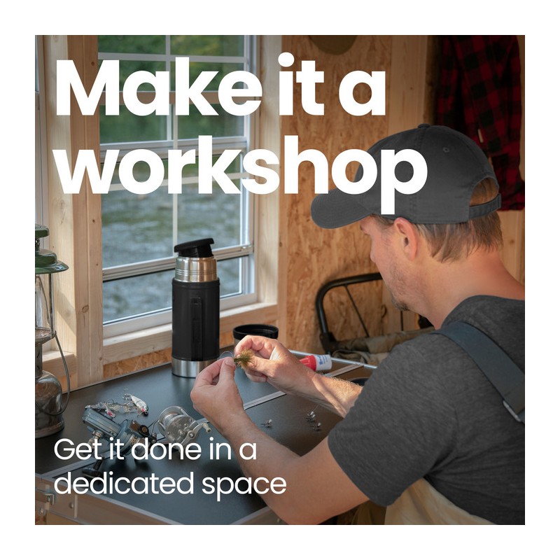 Handy Home 8x8 Madera Wood Storage Shed Kit w/ Floor (19775-8)