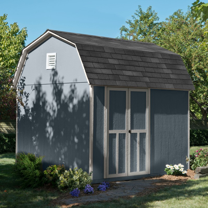 Handy Home Briarwood 10x8 Wood Storage Shed Kit (19351-4)