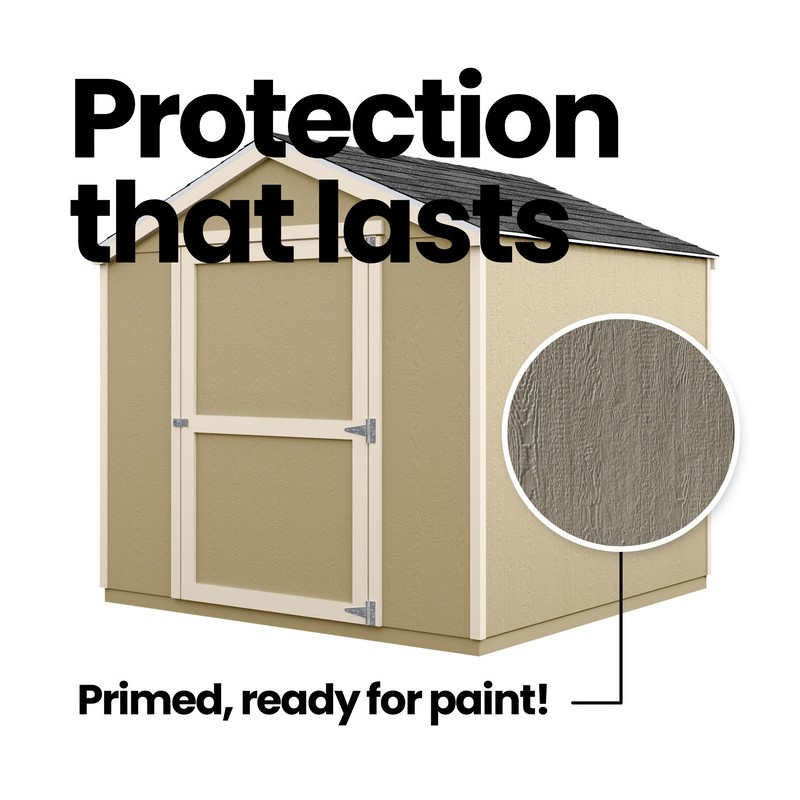 Handy Home 8x12 Madera Wood Storage Shed Kit w/ Floor (19776-5)