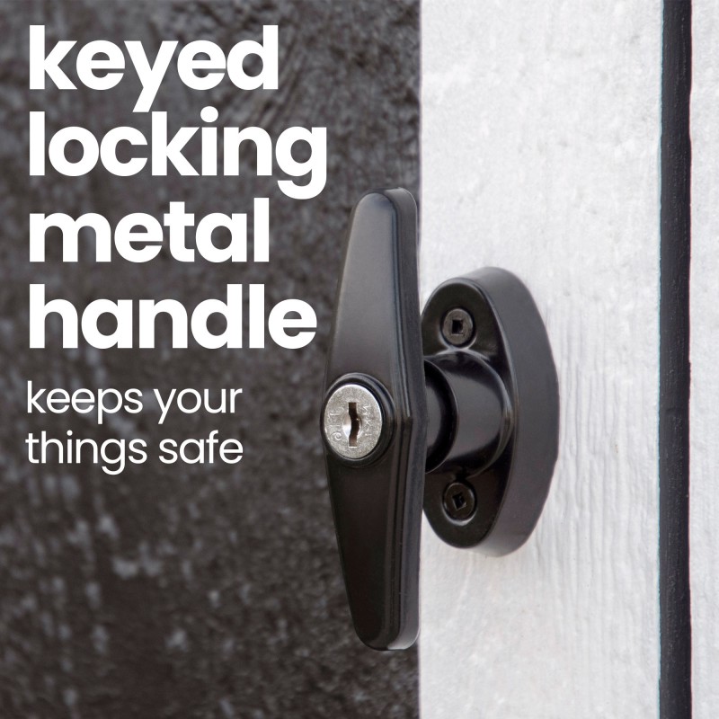 Handy Home Briarwood 10x8 Wood Storage Shed Kit  w/ Floor (19352-1)