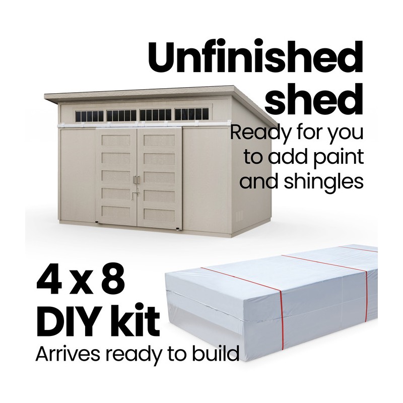 Handy Home Palisade 12x8 Wood Storage Shed (19482-5)