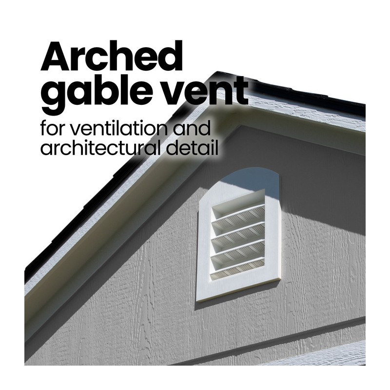 Handy Home Meridian 8x10 Wood Storage Shed Kit  (19347-7)