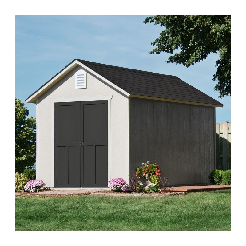 Handy Home Meridian 8x12 Wood Storage Shed Kit w/ Floor (19350-7)