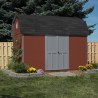 Handy Home Briarwood 12×8 Wood Storage Shed Kit (19353-8)