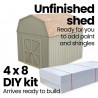 Handy Home Briarwood 12×8 Wood Storage Shed Kit (19353-8)
