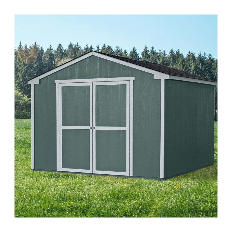Handy Home Cumberland 10x12 Wood Shed Kit w/ Floor (18284-6)