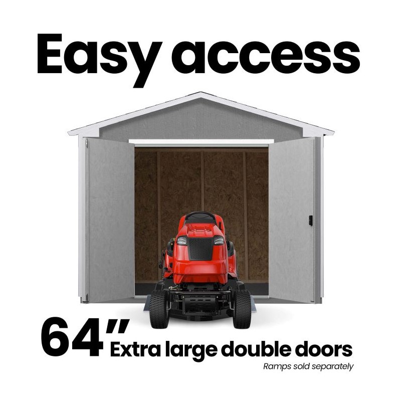 Handy Home Cumberland 10x16 Wood Shed Kit w/ Floor (18286-0)