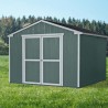 Handy Home Cumberland 10x16 Wood Shed Kit w/ Floor (18286-0) Handy Home Cumberland 10x16 Wood Shed Kit w/ Floor (18286-0)