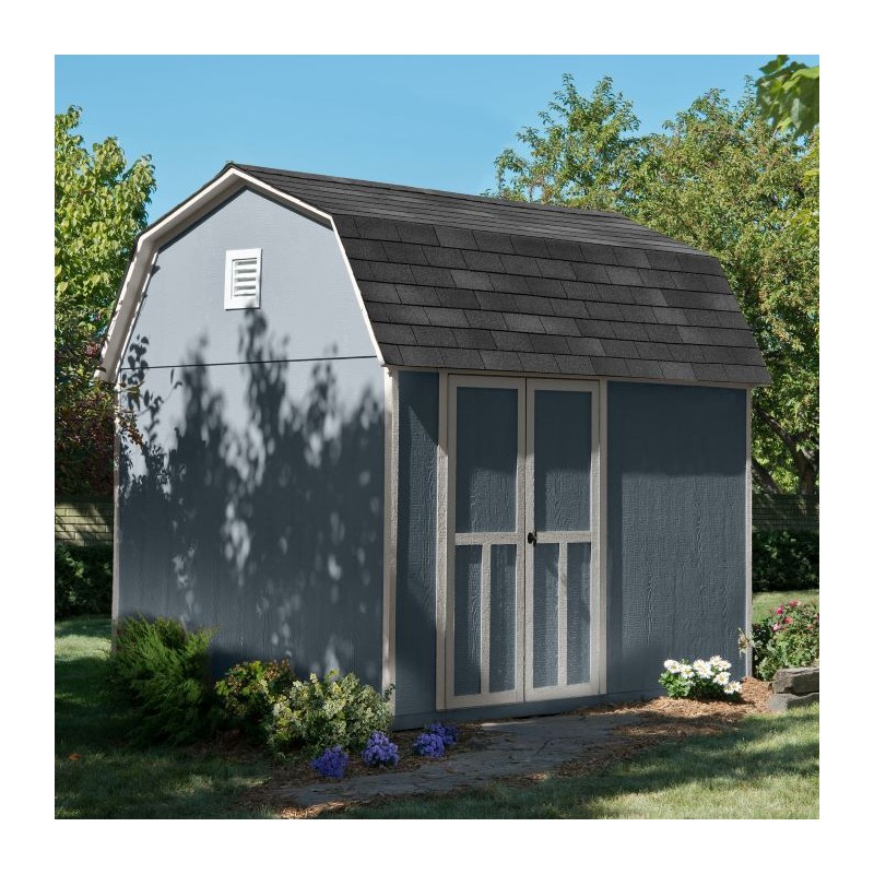 Handy Home Briarwood 10x8 Wood Storage Shed Kit w/ Floor (19352-1)