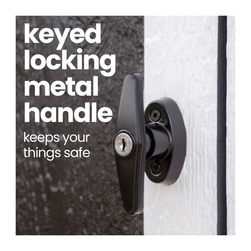 Handy Home Briarwood 12×8 Wood Storage Shed Kit (19353-8)