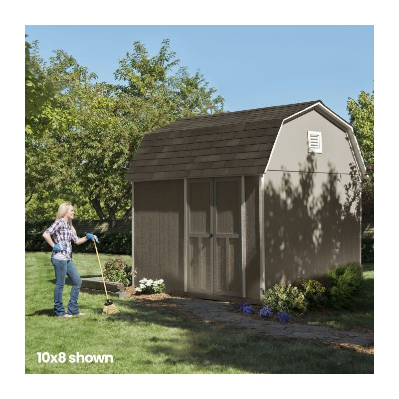 Handy Home Briarwood 12×8 Wood Storage Shed Kit (19353-8)