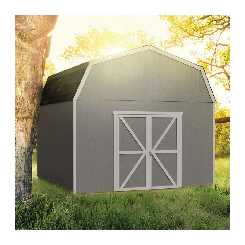 Handy Home Hudson 12x16 Wood Storage Shed Kit (19443-6)