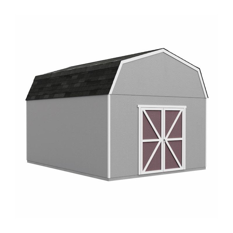Handy Home Hudson 12x16 Wood Storage Shed Kit w/ Floor (19444-3)