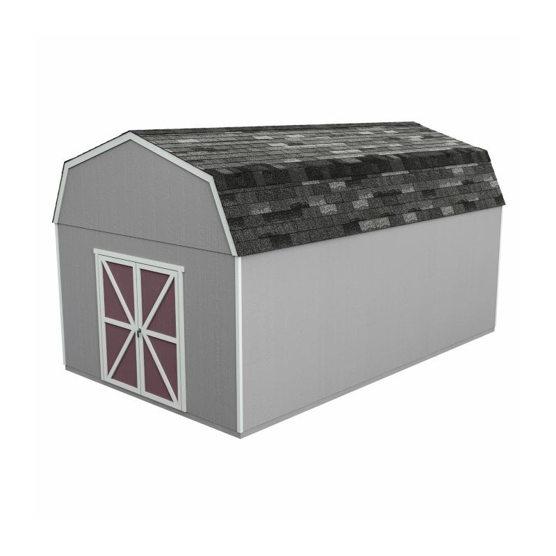 Handy Home Hudson 12x20 Wood Storage Shed Kit w/ Floor (19446-7)