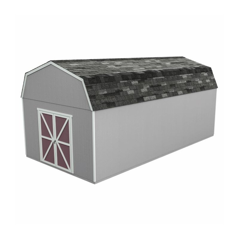 Handy Home Hudson 12x24 Wood Storage Shed Kit w/ Floor (19448-1)