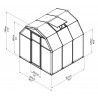 Rion 6x6 EcoGrow 2 Twin Wall Greenhouse Kit (HG7006) Rion 6x6 EcoGrow 2 Twin Wall Greenhouse Kit (HG7006)
