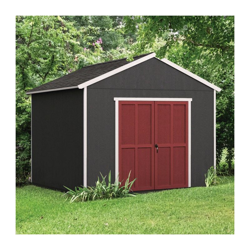 Handy Home Rookwood 10x10 Wood Storage Shed Kit  (19427-6)