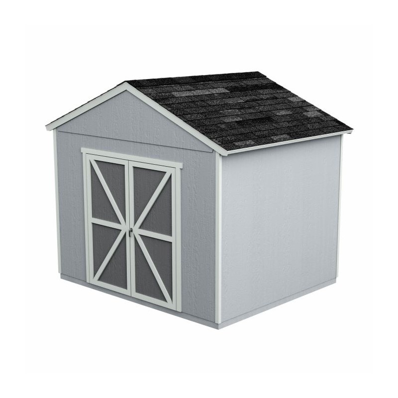 Handy Home Rookwood 10x10 Wood Storage Shed Kit w/ Floor (19428-3)