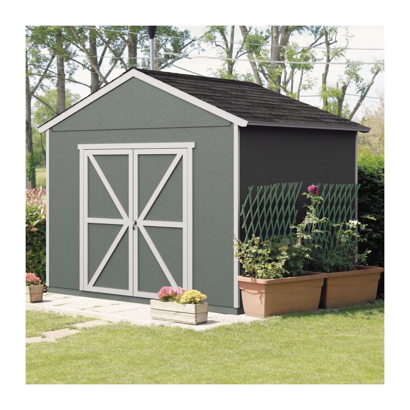Handy Home Rookwood 10x12 Wood Storage Shed Kit w/ Floor (19431-3)